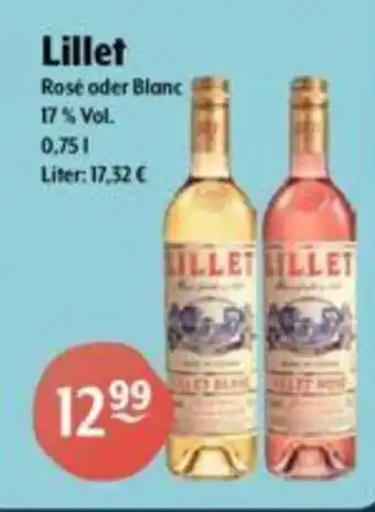 Getränke Hoffmann Lillet Blanc o. Rose 750ml Angebot