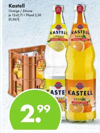 Trink und Spare Kastell Orange/Zitrone 12*700ml Angebot