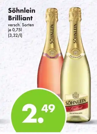 Trink und Spare Sohnlein Brillant Sekt 750ml Angebot