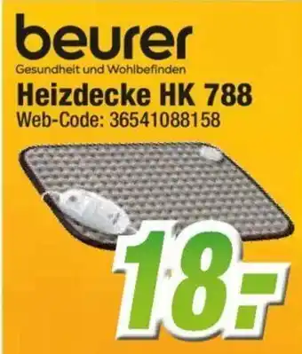 Expert Beurer Heizdecke HK 788 Angebot