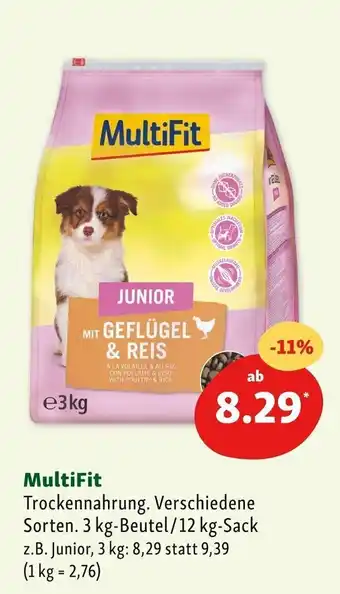 Fressnapf Multifit Junior 3 kg/12 kg Angebot