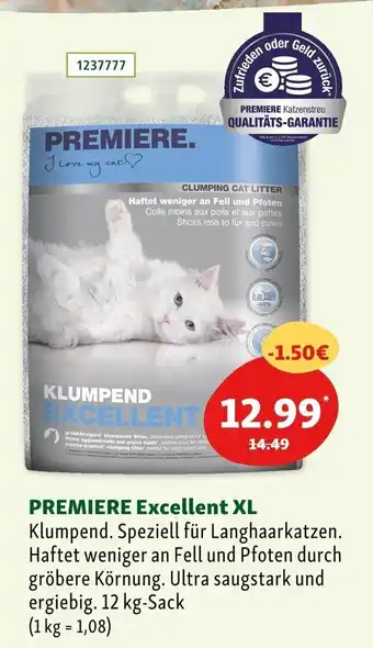 Fressnapf Premiere Excellent XL 12 kg Angebot