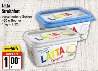 Edeka Frischemarkt Latta Streichfett 450g Angebot