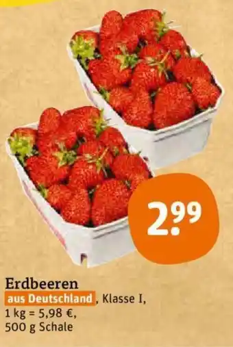 tegut Erdbeeren 500g Angebot