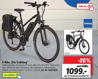 Lidl E-Bike ,,Alu-Trekking" Angebot