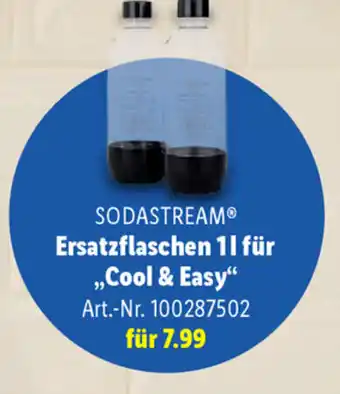 Lidl Sodastream Ersatzflaschen 1L für ,,Cool & Easy" Angebot