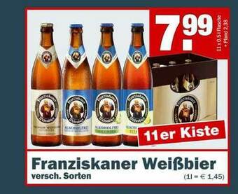 Benz Getränke Franziskaner Weißbier Angebot