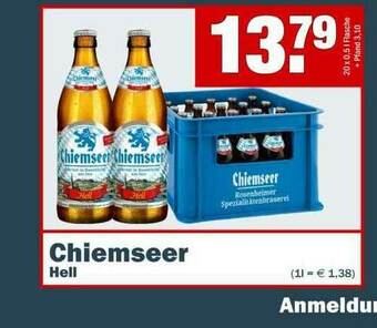 Benz Getränke Chiemseer Hell Angebot