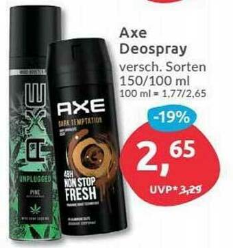 Budni Axe Deospray Angebot