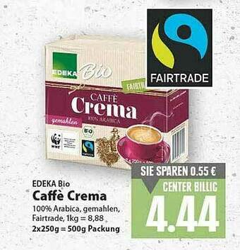 E-Center Edeka Bio Caffè Crema Angebot