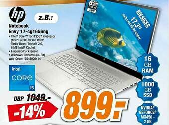 Expert Hp Notebook Envy 17-cg1656ng Angebot