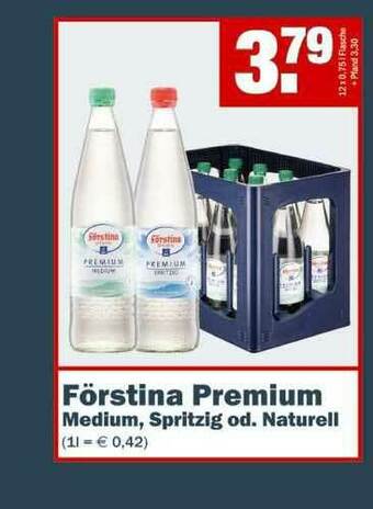 Fränky Getränke Förstina Premium Medium, Spritzig Oder Naturell Angebot