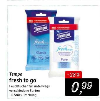 KONSUM Tempo Fresh To Go Angebot