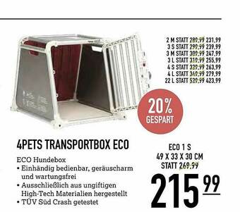 Kölle Zoo 4pets Transportbox Eco Angebot