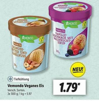 Lidl Vemondo Veganes Eis Angebot