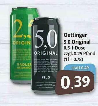 Markant Oettinger 5.0 Original Angebot