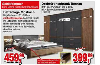 Möbelfundgrube Bettanlage Mosbach, Drehtürenschrank Bernau Angebot