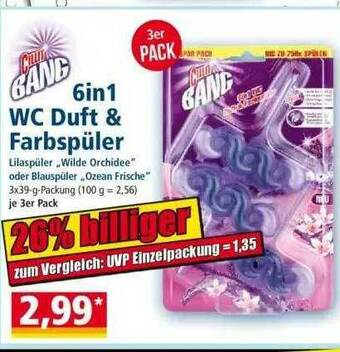 Norma Cillit Bang 6in1 Wc Duft & Farbspüler Angebot