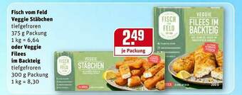 REWE Fisch Vom Fed Veggie Stäbchen Oder Veggie Filees Im Backteig Angebot