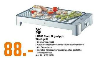 Saturn Mf Lono Flach & Gerippt Tischgrill Angebot