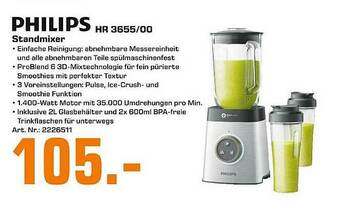 Saturn Philips Hr 3655 00 Standmixer Angebot