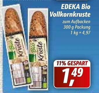 Simmel Edeka Bio Vollkornkruste Angebot