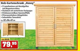 Thomas Philipps Holz-gartenschrank „honey” Angebot