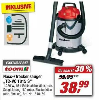 toom Baumarkt Nass Trockensauger Angebot