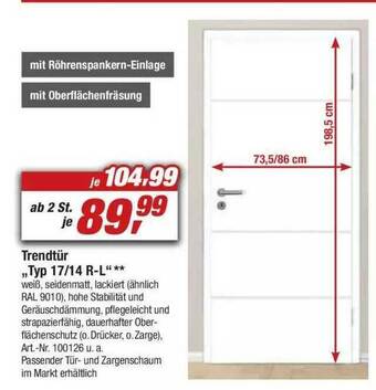 toom Baumarkt Trendtür Angebot