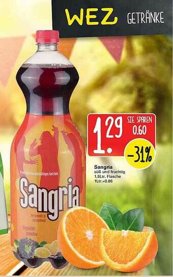 WEZ Sangria Angebot