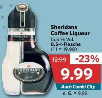 Combi Sheridans Coffee Liqueur 0,5 L Flasche Angebot