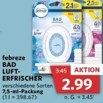 Combi Febreze Bad Lufterfrischer 7,5 ml Packung Angebot