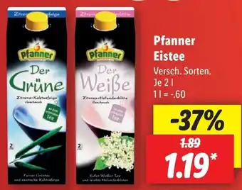 Lidl Pfanner Eistee 2 L Angebot