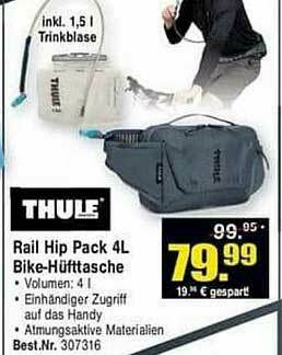 Zweirad Stadler Thule Rail Hip Pack 4l Bike-hüfttasche Angebot