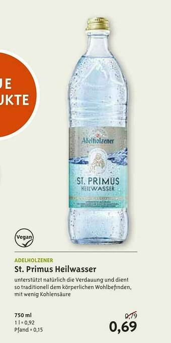 Biocompany Adelholzener St. Primus Heilwasser Angebot