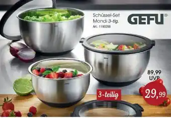 Zurbrüggen Gefu Schussel-Set Mondi Angebot