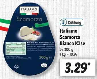 Lidl Italiamo Scamorza Bianca Käse 300 g Angebot