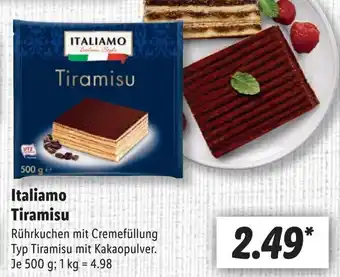 Lidl Italiamo Tiramisu 500 g Angebot