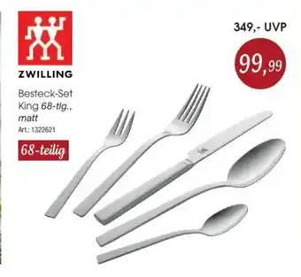 Zurbrüggen Zwilling Besteck-Garnitur King Angebot