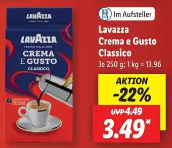 Lidl Lavazza Crema e Gusto Classico 250 g Angebot