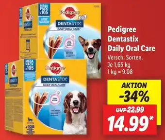 Lidl Pedigree Dentastix Daily Oral Care 1,65 kg Angebot
