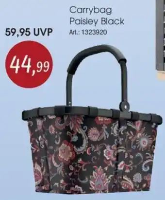 Zurbrüggen Reisenthel. Carrybag Paisley Black Angebot