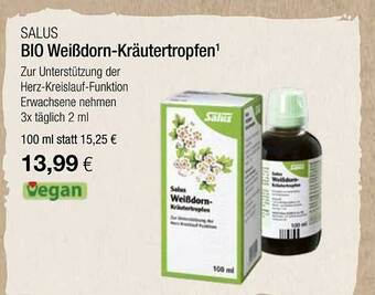 Vitalia Salus Bio Weißdorn-kräutertropfen Angebot