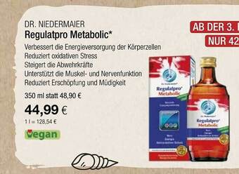 Vitalia Dr. Niedermaier Regulatpro Metabolic Angebot