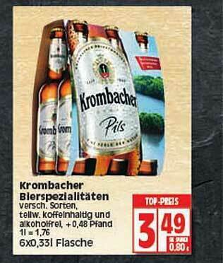 Elli Markt Krombacher Bierspezialitäten Angebot