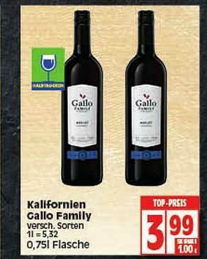 Elli Markt Kalifornien Gallo Family Angebot