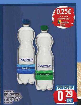 Elli Markt Germeta Mineralwasser Angebot