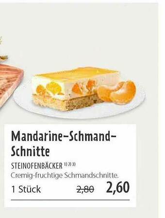 Superbiomarkt Mandarine-schmand-schnitte Angebot