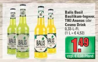 Profi Getränke Balis Basil Basilikum-ingwer, Tiki Ananas Oder Cosmo Drink Angebot