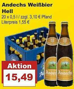 Bilgro Andechs Weißbier Hell Angebot